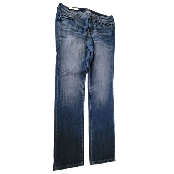 Decree Super Skinny Jeans Womens Size 15 Mid Rise Dark Wash Denim Juniors - Picture 2 of 6